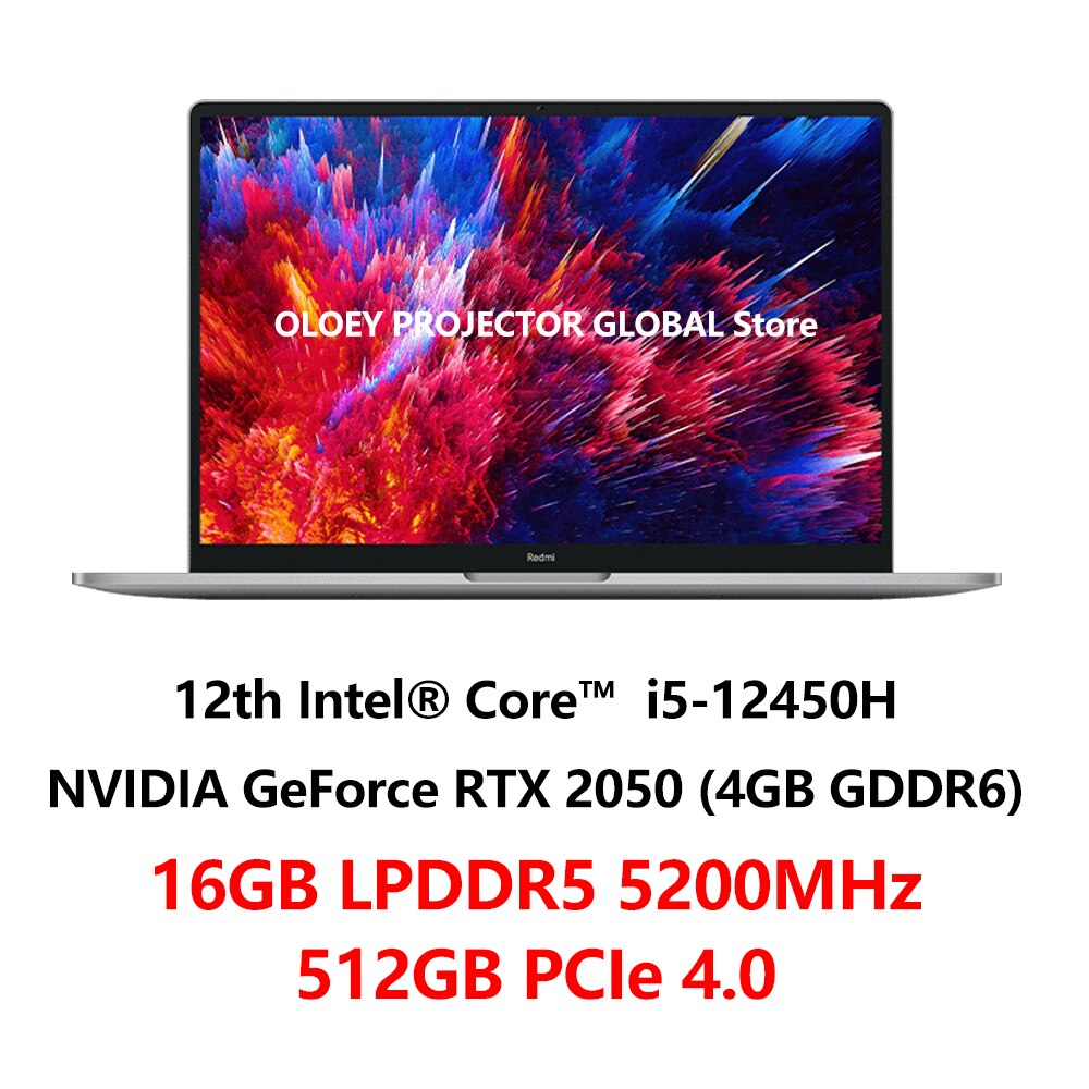 Xiaomi RedmiBook Pro 15 2022 Laptop Intel i7-12650H/i5 12450H RTX 2050 16G RAM 512GB/1TB SSD 3.2K 90Hz 15.6 Inch Notebook PC