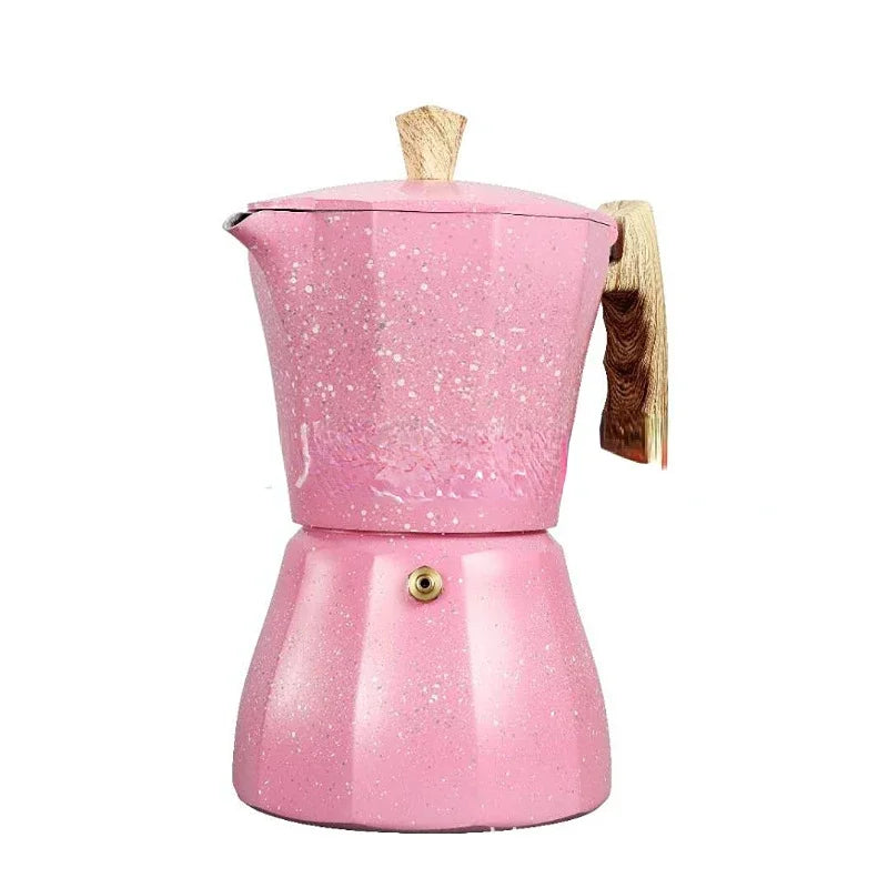 Moka Pot Italian Coffee Machine Espresso Aluminum Geyser Coffee Maker Kettle Latte Stove Classic Coffeeware Barista Accessories
