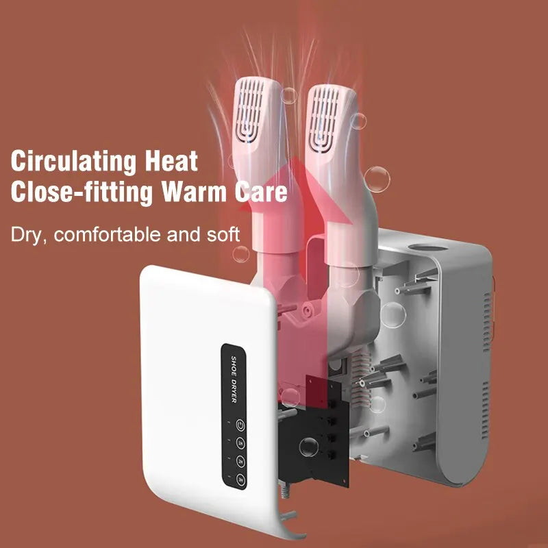 220V Electric Shoes Dryer Bake Shoe Gloves Drying Machine Sterilizer Boots Drier Foot Protector Odor Deodorant Heater Shoe Dryer