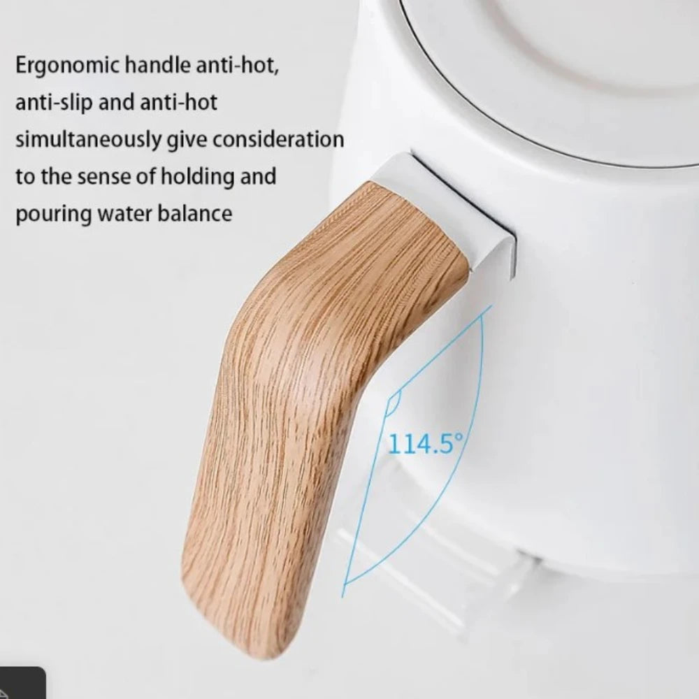 220V 800ML Electric Gooseneck Kettle Hand Brew Coffee Pot Automatic Power Off Speedy Make Tea Heat Milk Electric Espresso Pots