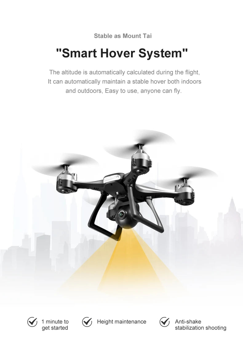 Lenovo JC801 UAV 360 ° Intelligent Obstacle Avoidance Drone With 4K Profession Dual Camera Quadcopter RC Distance 5000M Aircraft