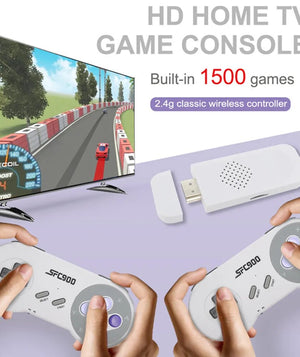 SF900 Game Console 4700 Games Retro Video Game Console HDMI-compatible 2.4G Wireless Dual Gamepad for Sega Mega Drive