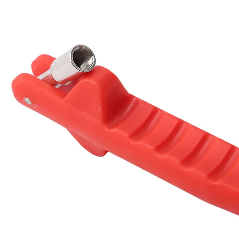 Car Tire Valve Stem Puller Tube Metal Tire Repair Tools Red Plastic Metal Car Puller Wheel Tire Remover Installer Changer Tool