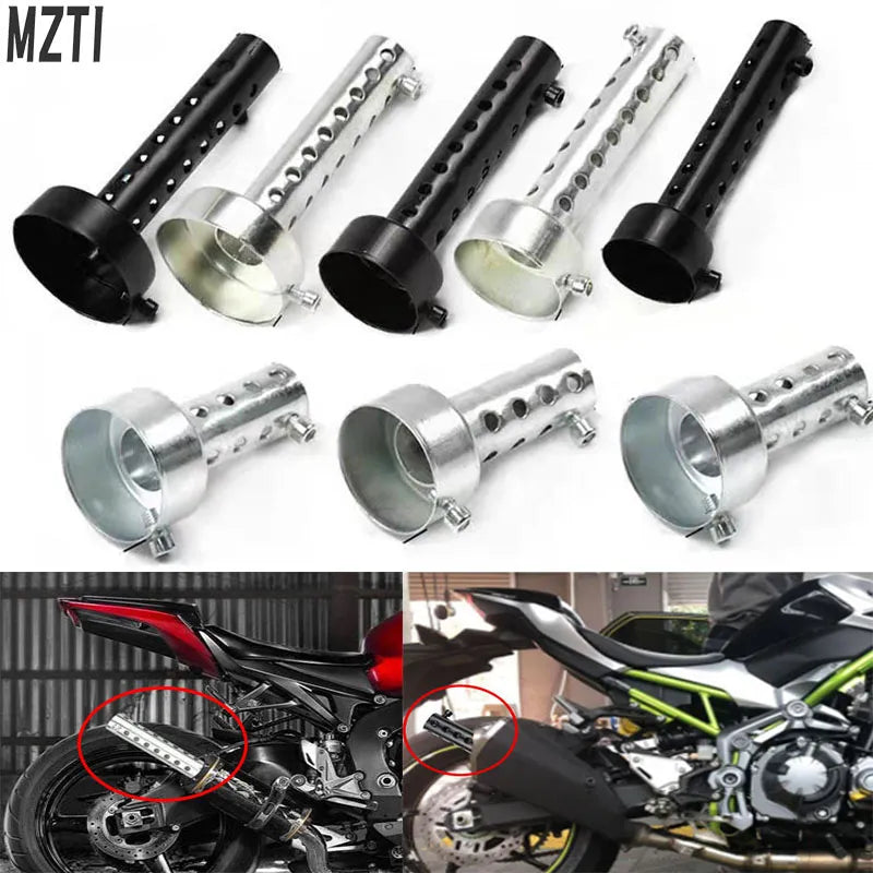Motorcycle Can DB Killer Silencer Noise Sound Eliminator Exhaust Adjustable Muffler Silencer Iron 35mm/42mm/45mm/48mm/60mm
