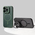 Translucent Matte Phone Case For iPhone 14 13 Pro Max Stand Bracket Magsafe Wireless Charging Magnetic Cellphone Cover Funda