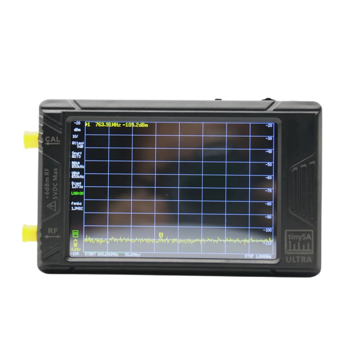 New Original TinySA ULTRA Handheld Tiny Spectrum Analyzer TinySA 3.95 inch Touch Screen Build in Battery