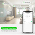 Tuya Wifi Push Button Smart Switch No / With Neutral Optional 1/2/3 Gang Smart Light Wall Switch Voice Control Alexa Google Home