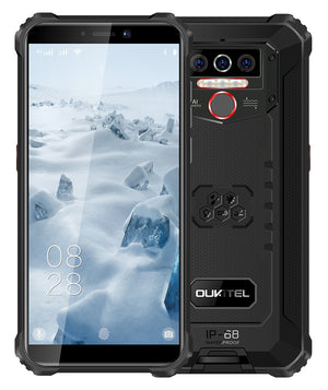 Oukitel WP5 Waterproof  Rugged Smartphone 8000mAh Android 10 4GB 32GB IP68&IP69 5.5''HD+ Quad Core Triple Camera Cell Phone