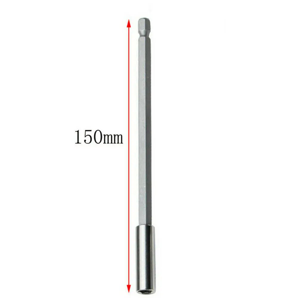 Screw Bits Extension Rod Quick Change Bit 1/4" Shank Long Handle Screwdriver Tip Holder Hand for Electric Screwdriver