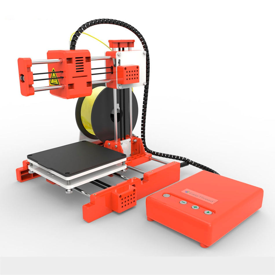 EasyThreed 3D Printer Kit Desktop Mini Print Size 100*100*100mm 3D Printing Toy Design Models Tools Kids Personal Education Gift
