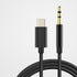 USB C to 3.5 MM Jack AUX Cable DAC Type-C Audio Cabel for Car Speaker Headphone Auxiliary Adapter For Huawei Sumsang Xiaomi Vivo