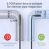 INSKAM 4.3Inch IPS Screen Industrial Endoscope Camera 8mm HD1080P Single Lens Pipe Inspection Borescope for cars IP67 Waterproof