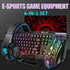 4 In1 Gaming Keyboard Mouse LED Breathing Backlight Ergonomics Pro Combos USB Wired Full Key Professional Mouse Keyboard Teclado