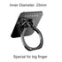 DEAHAN 304 Stainless steel finge ring cell phone holder stand 360 Adjustable hook Ring finger Kickstand For smartphone Bracket