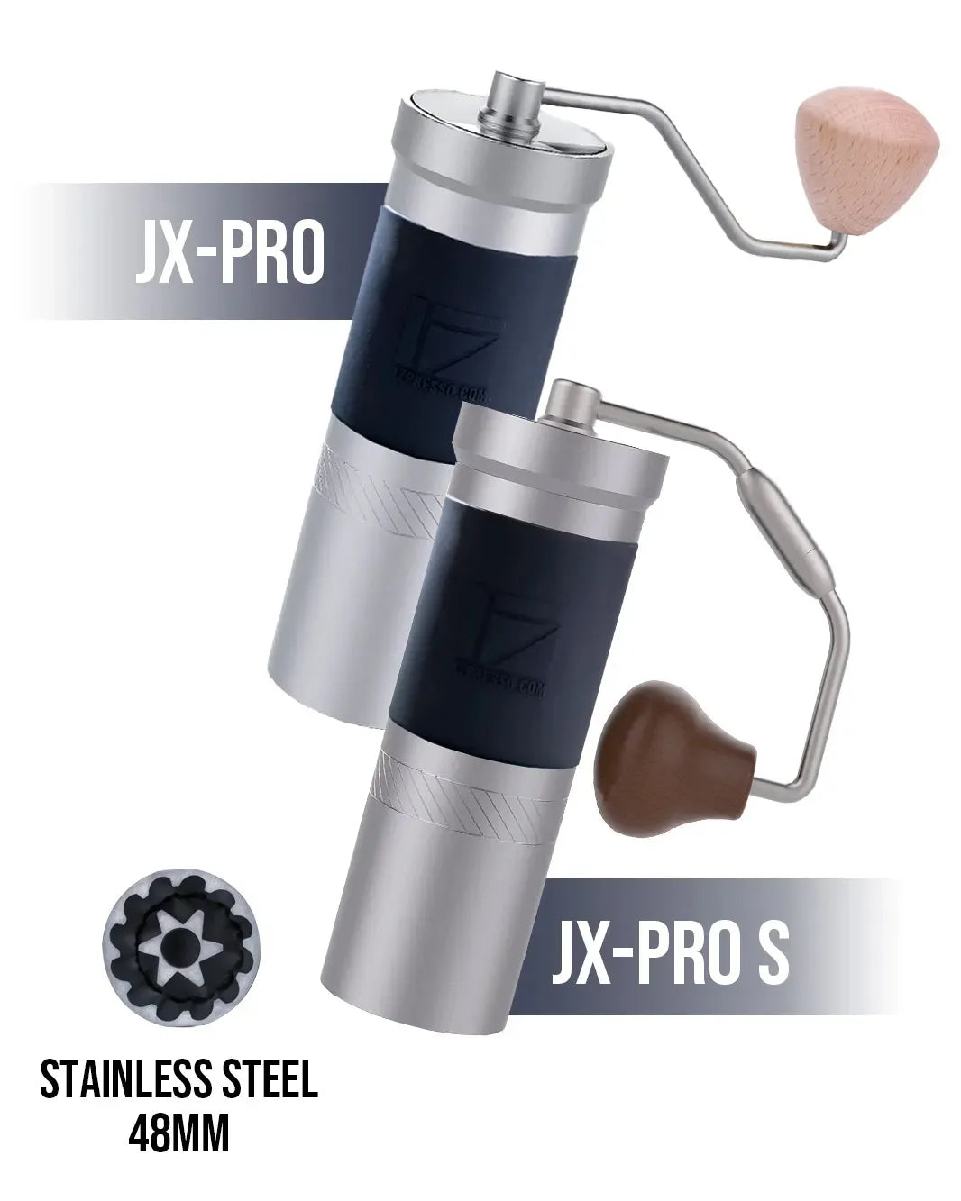 1pc New 1zpresso JX PRO/JX PRO S 48mm conical burr super coffee grinder  espresso coffee mill grinding core super manual