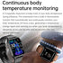 GEJIAN New Blood Oximeter Health Smart Watch Men's ECG+PPG Blood Pressure Measurement IP67 Waterproof Sports Men's Smart Watch