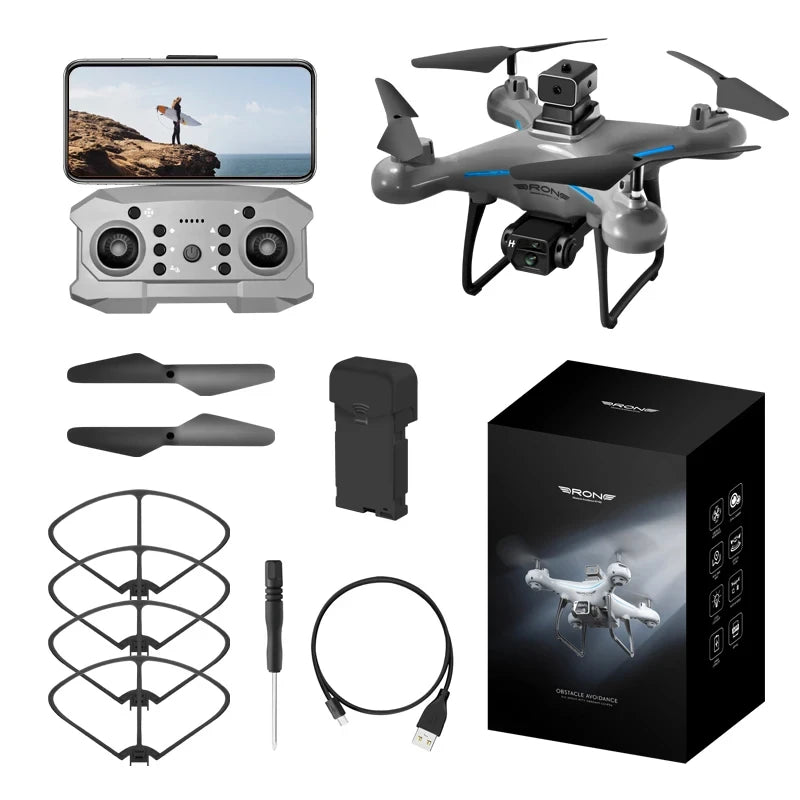 Lenovo KY102 RC Drone 4K Profesional Dual Camera Aerial Photography 360 Obstacle Avoidance Optical Flow Four Axis RC Aircraft