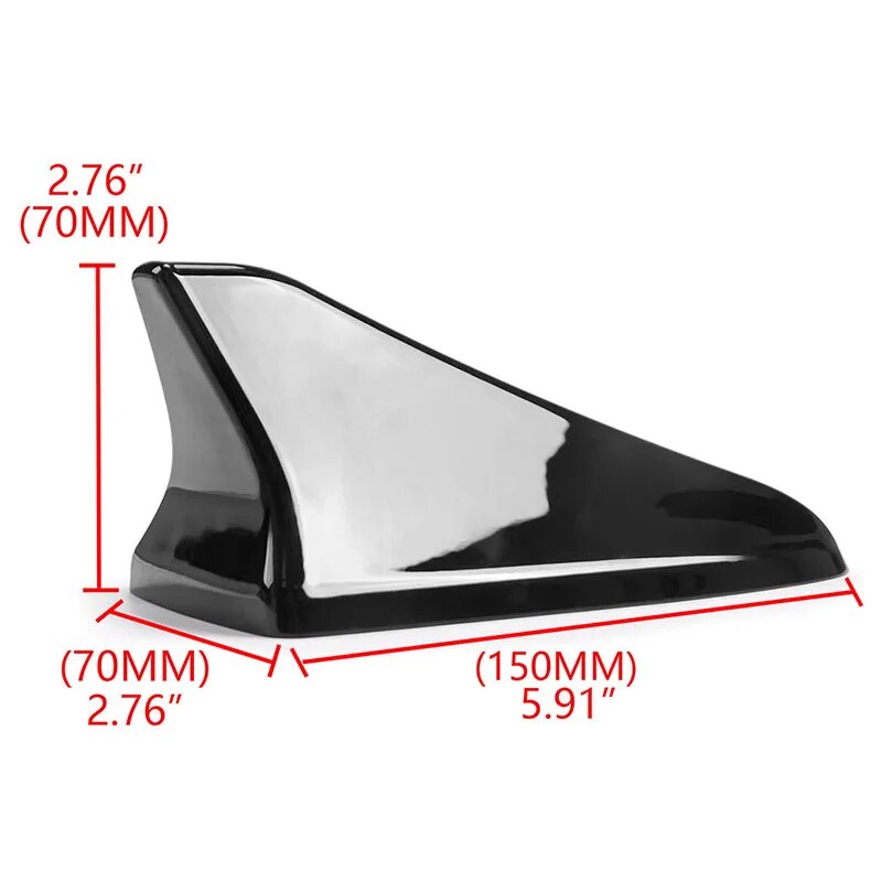 Bracingo 1pc Car Roof Antenna Signal Enhancement Shark Fin Aerial Fit For Hyundai Sonata G80 Kia Optima 96219-D5000EBQK