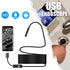 USB Mini Camera 5.5mm Hard Wire Type-C Mobile App HD Endoscope Waterproof LED Car Interior Inspection Portable