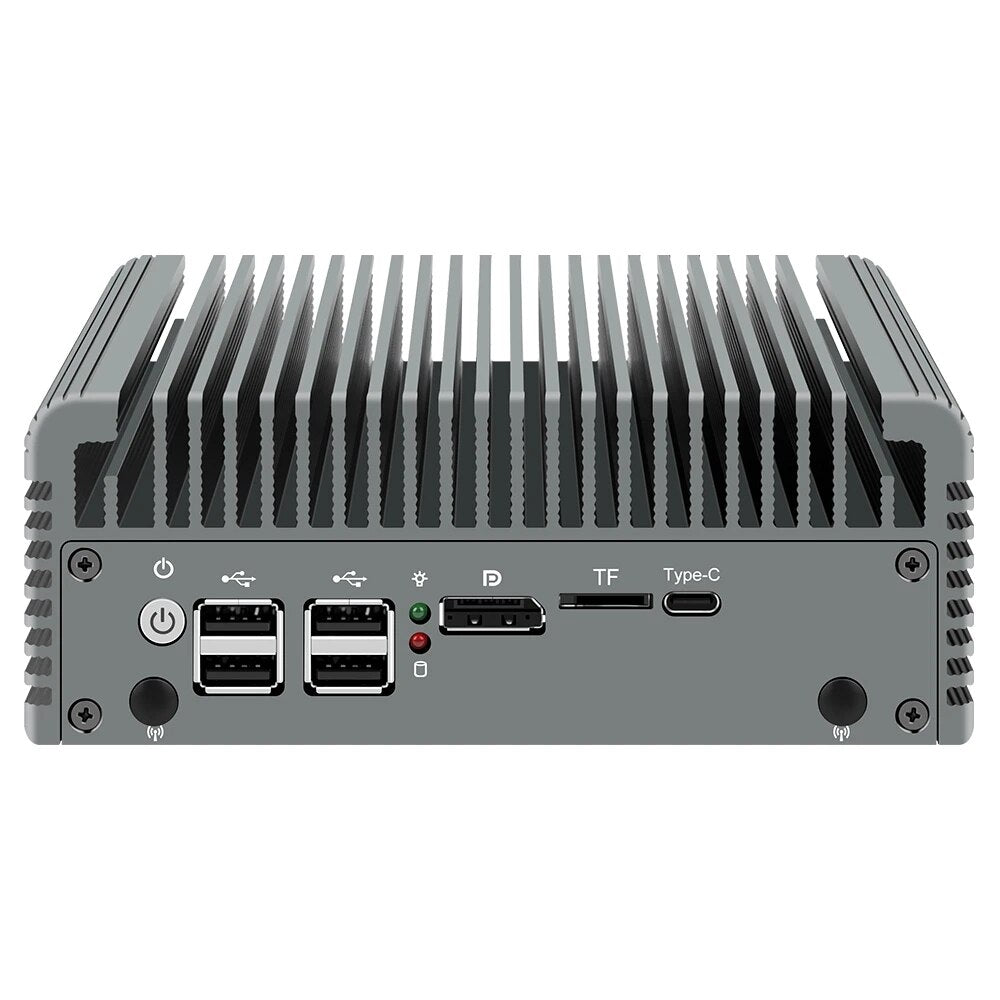 12th Gen 5xi226-V Firewall Appliance 2.5G Router Intel i3 N305 N200 N100 DDR5 2*NVMe 2*SATA3.0 Fanless Mini PC ESXi Proxmox Host