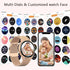 2023 Bluetooth Call Smart Watch Women Custom Dial Watches Men Sports Fitness Tracker Heart Rate Smartwatch For Android IOS G35