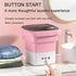 Mini Washing Machine Folding Small Household Portable Dormitory Underwear Washing And Socks Washing And Removing All-in-one