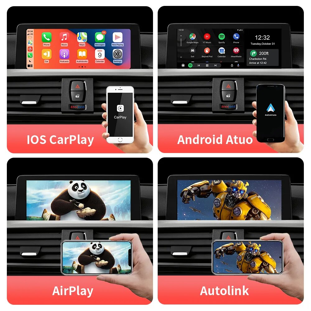 NAVISTART Wireless CarPlay For Alfa Romeo Giulietta 2014-2019 Android Auto Airplay Multimedia Navigation Mirror Link Functions