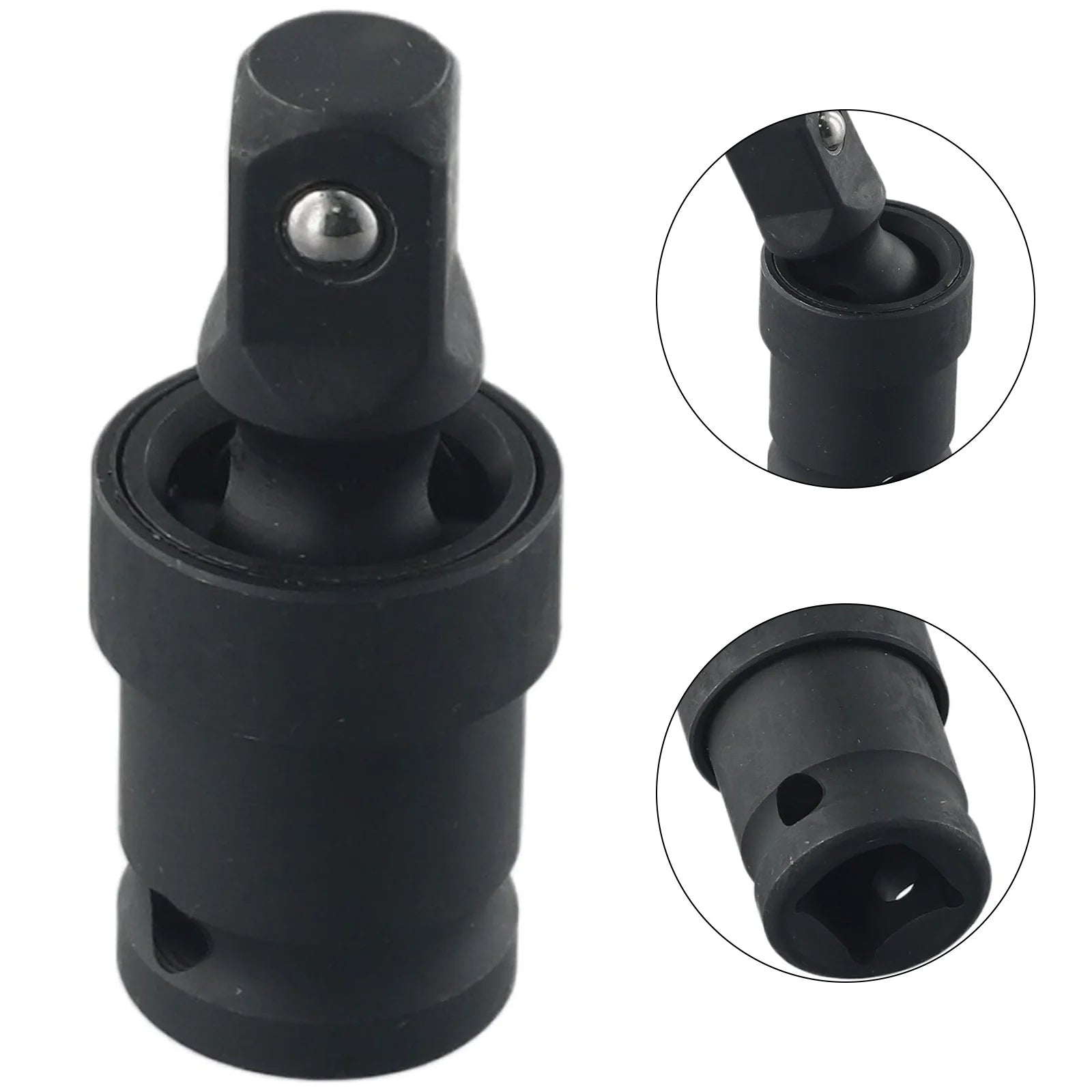 1/2 Inch Drive Joint Pneumatic Universal Joint 360 Degree Swivel Electric Wrench Socket Adapter Socket Wrenches Hand Tools