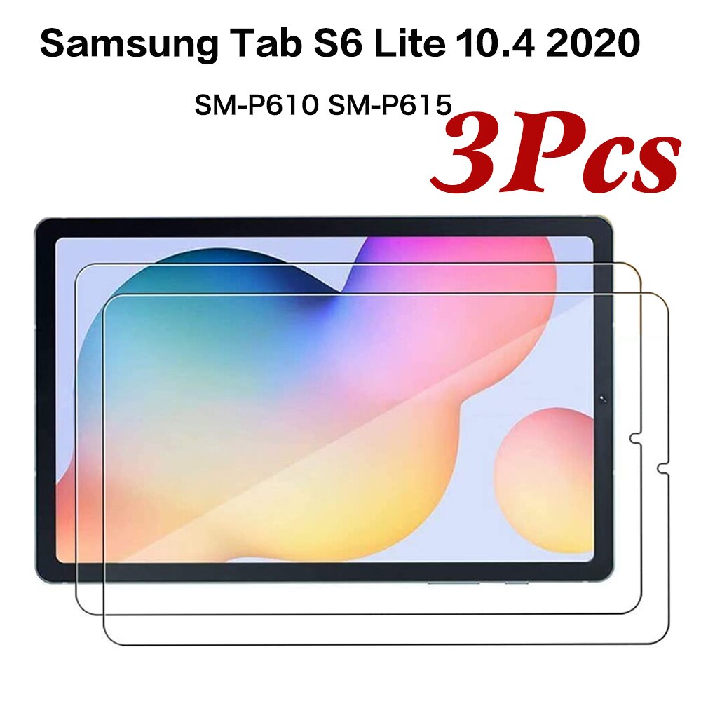 Tempered Glass For Samsung Galaxy Tab S6 Lite 10.4 2020 2022 SM-P610 P613 P615 P619 Screen Protector 9H Tablet Protective Film