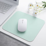 1 Pcs Solid Color PU Mouse Pad Simple Waterproof Game Mat Anti-slip Practical Table Mat Office Supplies【Wholesale】