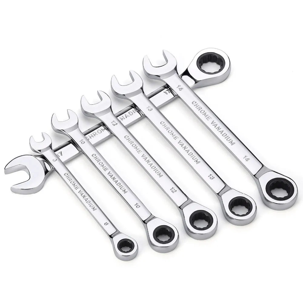 Newest 1PC Ratchet Wrench Dual-purpose Ratchet Tool Universal Key Wrenches Spanner Metric Chrome Vanadium Steel Car Repair Tool