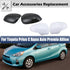 Rhyming Wing Side Mirror Cover Rearview Mirrors Cap Fit For TOYOTA Prius Plus 2011-2020 Prius 2009-2012 Mark X 2009-2012