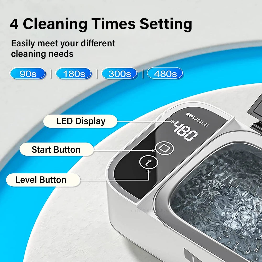 Ultrasonic Cleaner 30/50W Glasses Washer Ultrasonic Bath For Jewelry Parts Circuit Board Glasses Ultrasonic Cleaning Machine
