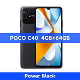 New POCO C40 Global Version Smartphone 3GB 32GB / 4GB 64GB 6000mAh battery 6.71” Display JLQ JR510 Octa-core CPU 13MP Camera