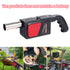 1Pc Portable Handheld Electric BBQ Air Blower Portable Cooking Air Blower for Charcoal Grill Fireplace Outdoor Barbecue Picnic