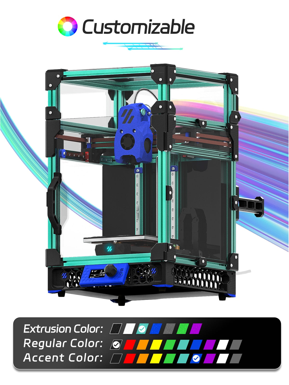 VORON 0.2 R1 Corexy 3D Printer Kit Upgraded MINI Stealthburner New SIBOOR V0.2 R1 Kits FDM Klipper High-precision DIY 3D Printer