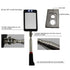 Engine Chassis Inspection Auto Repair Detector Mirror Multi-directional Folding Telescopic LED Light Reflector Tool Universal