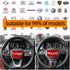 Universal Car Steering Wheel Stitch On Wrap Cover DIY Sewing Breathable and Anti Slip