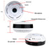 Saikiot V380 5MP WIFI Panoramic Camera Wireless CCTV Home Security Panoramic Camera 360 180 Degree Panoramic WIFI Fisheye Camera