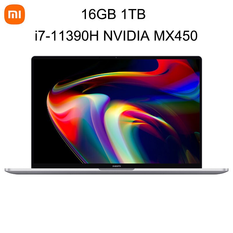 Original Xiaomi Pro 14 Laptop 14 Inch 2.5K 120Hz Ultra Retina Screen Notebook i7-11390H 16GB 512GB NVIDIA MX450 Netbook Computer