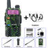 BaoFeng UV 5R Walkie-Talkie Dualband Long Range Two Way Radio For Hunting Portable FM cb Radio Stations Transceiver Wireless Set