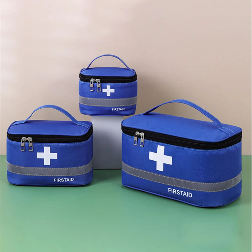 First Aid Kit Portable Medicine Kit Outdoor Storage Bag Emergency Medicine Bags Home Storage Organization