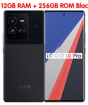 Orginal Vivo IQOO 10 Pro 5G Mobile Phone 6.78 Inch AMOLED 120Hz Snapdragon 8+ Gen 1 Origin OS Fast Charging 200W Smartphone