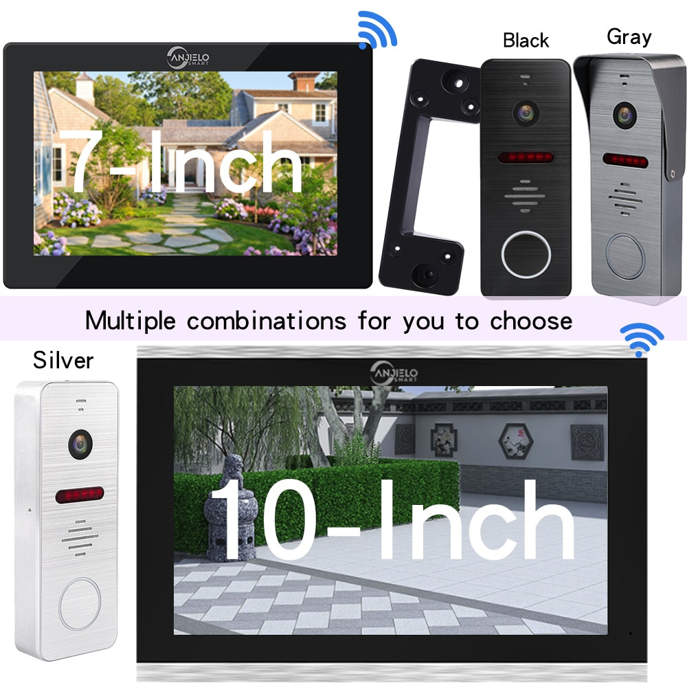 Wifi Tuya Video Intercom Residential Entry Phone Home Security Door Camera 1080p Metal Doorbell 2MP Interphone Campainha Doorman