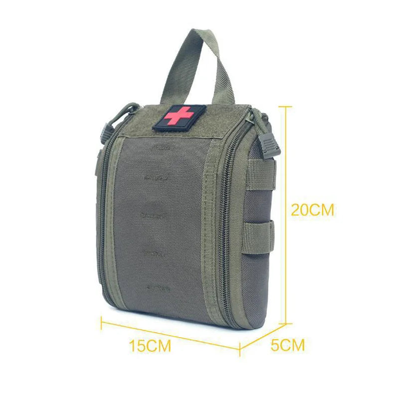 EDC Medical Bag Molle Tactical Pouch First Aid Kits Outdoor Army Car Emergency Camping Hiking Survival EMT Utility Pack Hunting