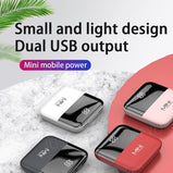 10000mAh Portable Mini Power Bank PowerBank External Battery Charger For iPhone 14 13 12 Pro Samsung Huawei Xiaomi Fast Charging
