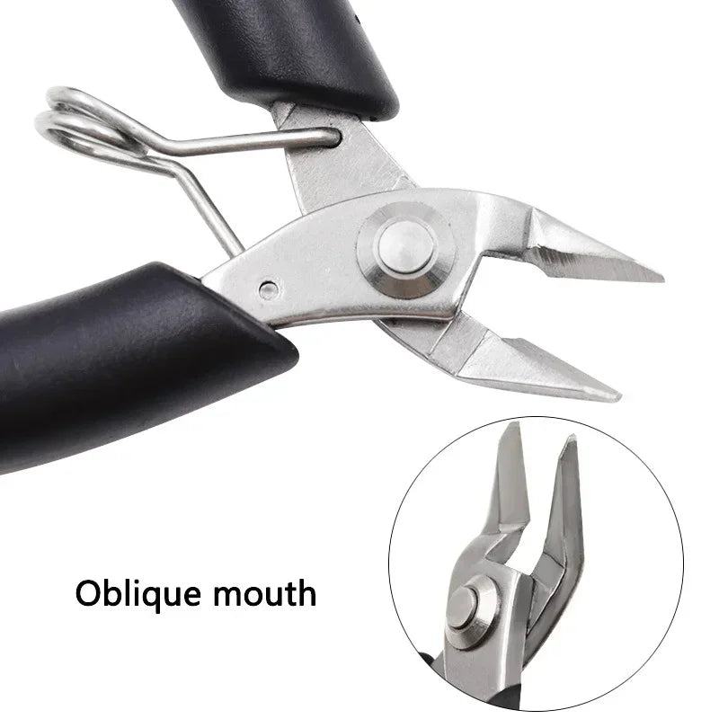 New Diagonal Pliers Carbon Steel Pliers Electrical Wire Cable Cutters Cutting Side Snips Flush Pliers Nipper Hand Tools