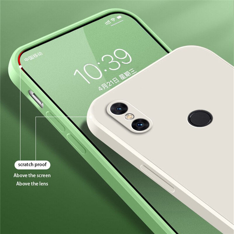 Official Square Liquid Phone Case for Xiaomi Mi Mix 2 2S 3 4 5G Soft Silicone 360 Protective Shockproof Cover Mix2s Mix3 Mix4