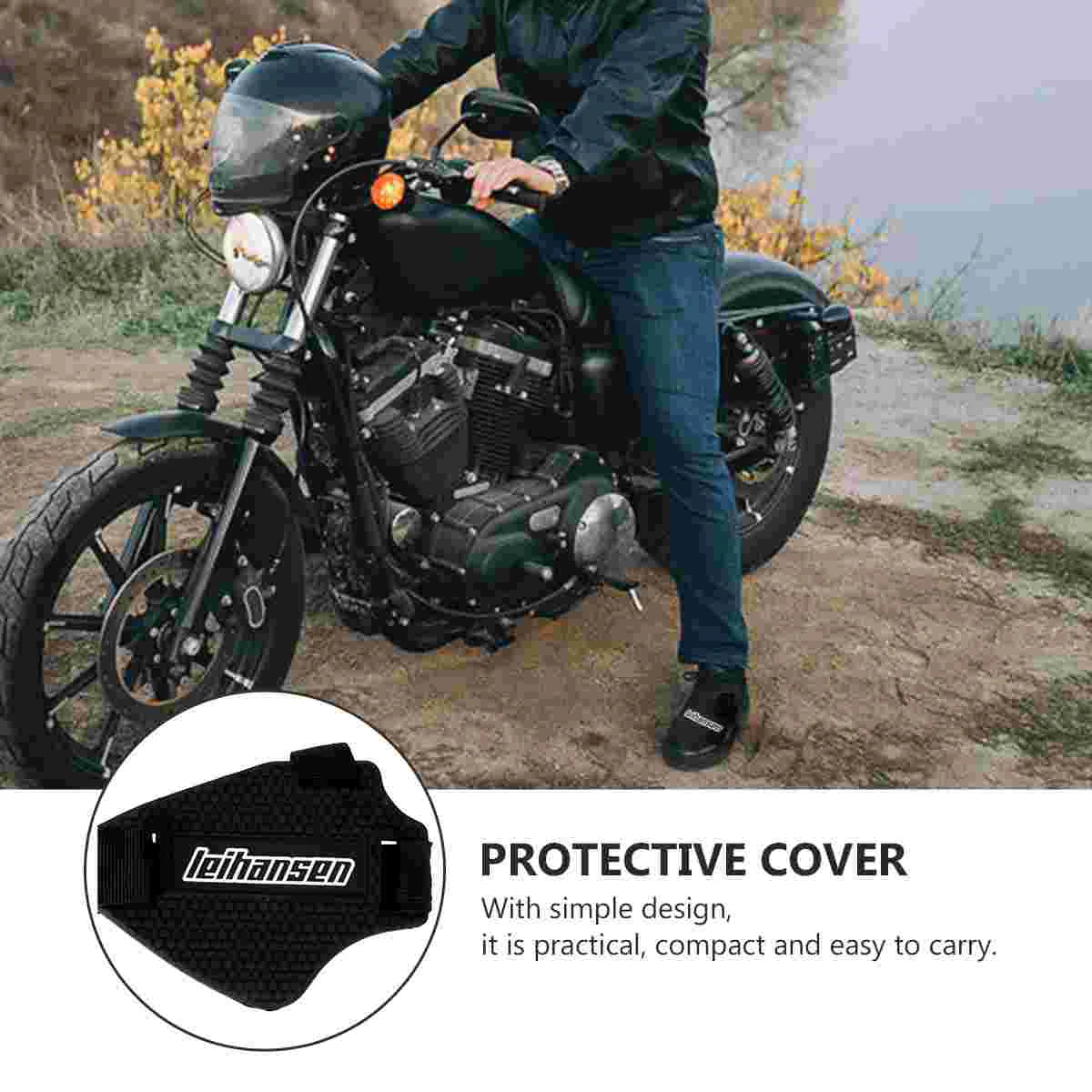 Motorcycle Gear Shifter Shoe Boots Protector Protector Motorcycle Boot Cover Protective Gear(Black)