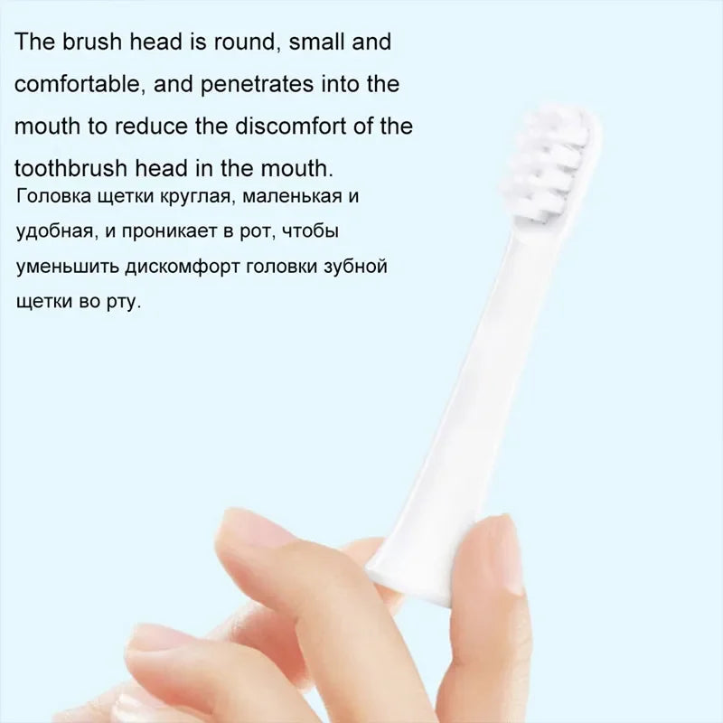 Replaceable For XIAOMI MIJIA T100 Brush Heads Sonic Electric Toothbrush Soft DuPont Bristle Brush Vacuum Refills toothbrush head